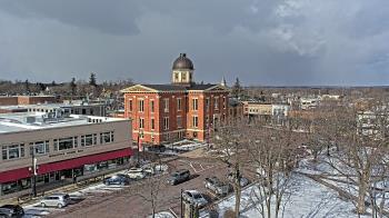 Weather camera view of City of Woodstock.