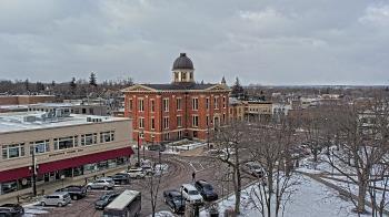 Weather camera view of City of Woodstock.