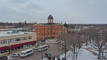 Weather camera view of City of Woodstock.