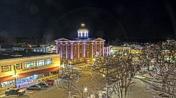 Weather camera view of City of Woodstock.
