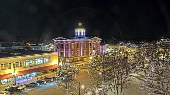 Weather camera view of City of Woodstock.