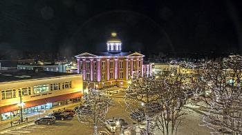 Weather camera view of City of Woodstock.