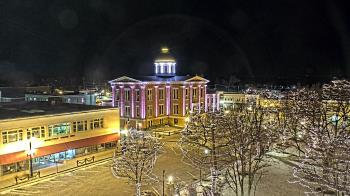 Weather camera view of City of Woodstock.