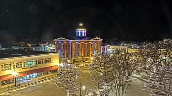 Weather camera view of City of Woodstock.