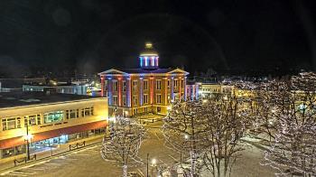 Weather camera view of City of Woodstock.