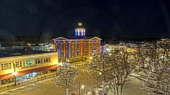 Weather camera view of City of Woodstock.