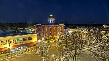 Weather camera view of City of Woodstock.
