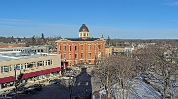 Weather camera view of City of Woodstock.