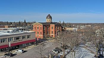 Weather camera view of City of Woodstock.