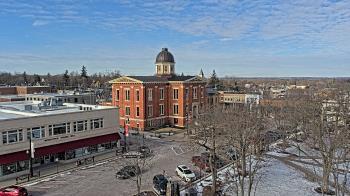 Weather camera view of City of Woodstock.