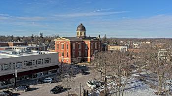 Weather camera view of City of Woodstock.