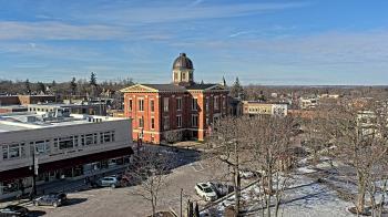 Weather camera view of City of Woodstock.
