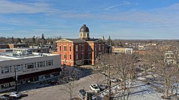 Weather camera view of City of Woodstock.