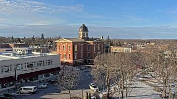 Weather camera view of City of Woodstock.