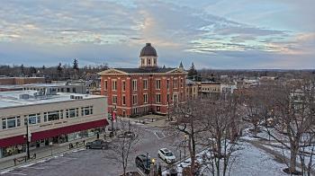 Weather camera view of City of Woodstock.