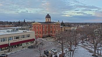 Weather camera view of City of Woodstock.