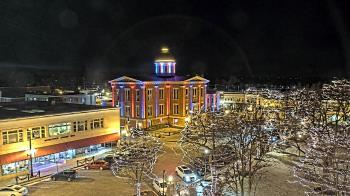 Weather camera view of City of Woodstock.