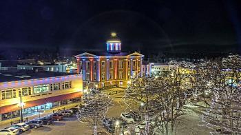 Weather camera view of City of Woodstock.