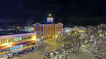 Weather camera view of City of Woodstock.