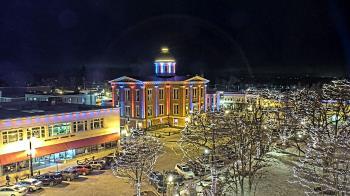 Weather camera view of City of Woodstock.