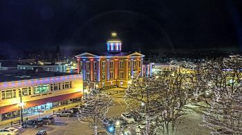 Weather camera view of City of Woodstock.