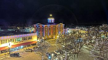 Weather camera view of City of Woodstock.