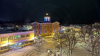 Weather camera view of City of Woodstock.