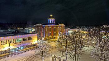 Weather camera view of City of Woodstock.