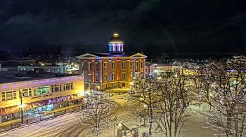 Weather camera view of City of Woodstock.