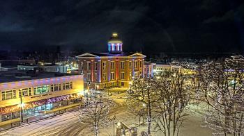 Weather camera view of City of Woodstock.