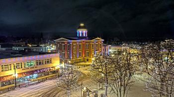 Weather camera view of City of Woodstock.
