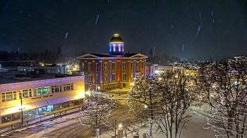 Weather camera view of City of Woodstock.