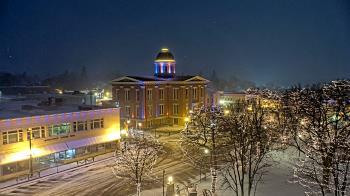 Weather camera view of City of Woodstock.