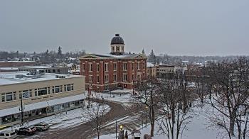 Weather camera view of City of Woodstock.