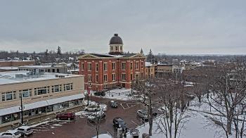 Weather camera view of City of Woodstock.