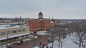Weather camera view of City of Woodstock.