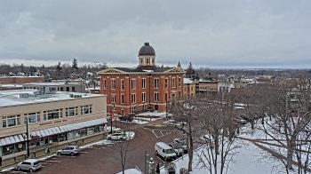 Weather camera view of City of Woodstock.