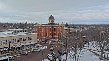 Weather camera view of City of Woodstock.