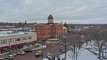Weather camera view of City of Woodstock.