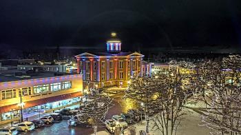 Weather camera view of City of Woodstock.