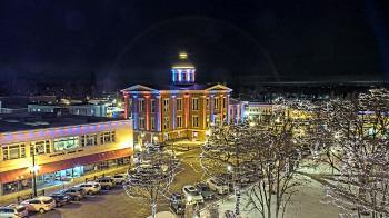 Weather camera view of City of Woodstock.