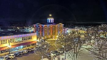 Weather camera view of City of Woodstock.