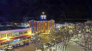 Weather camera view of City of Woodstock.