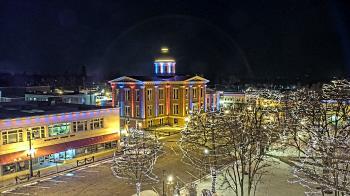 Weather camera view of City of Woodstock.