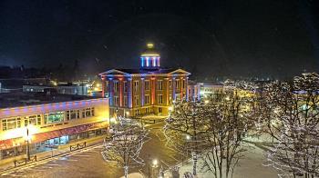 Weather camera view of City of Woodstock.