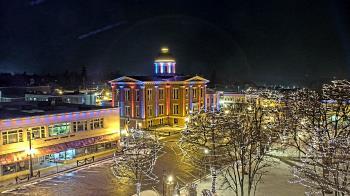 Weather camera view of City of Woodstock.