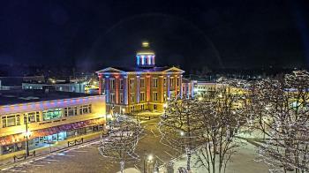 Weather camera view of City of Woodstock.