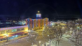 Weather camera view of City of Woodstock.