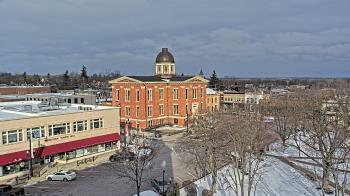 Weather camera view of City of Woodstock.