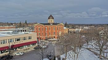 Weather camera view of City of Woodstock.